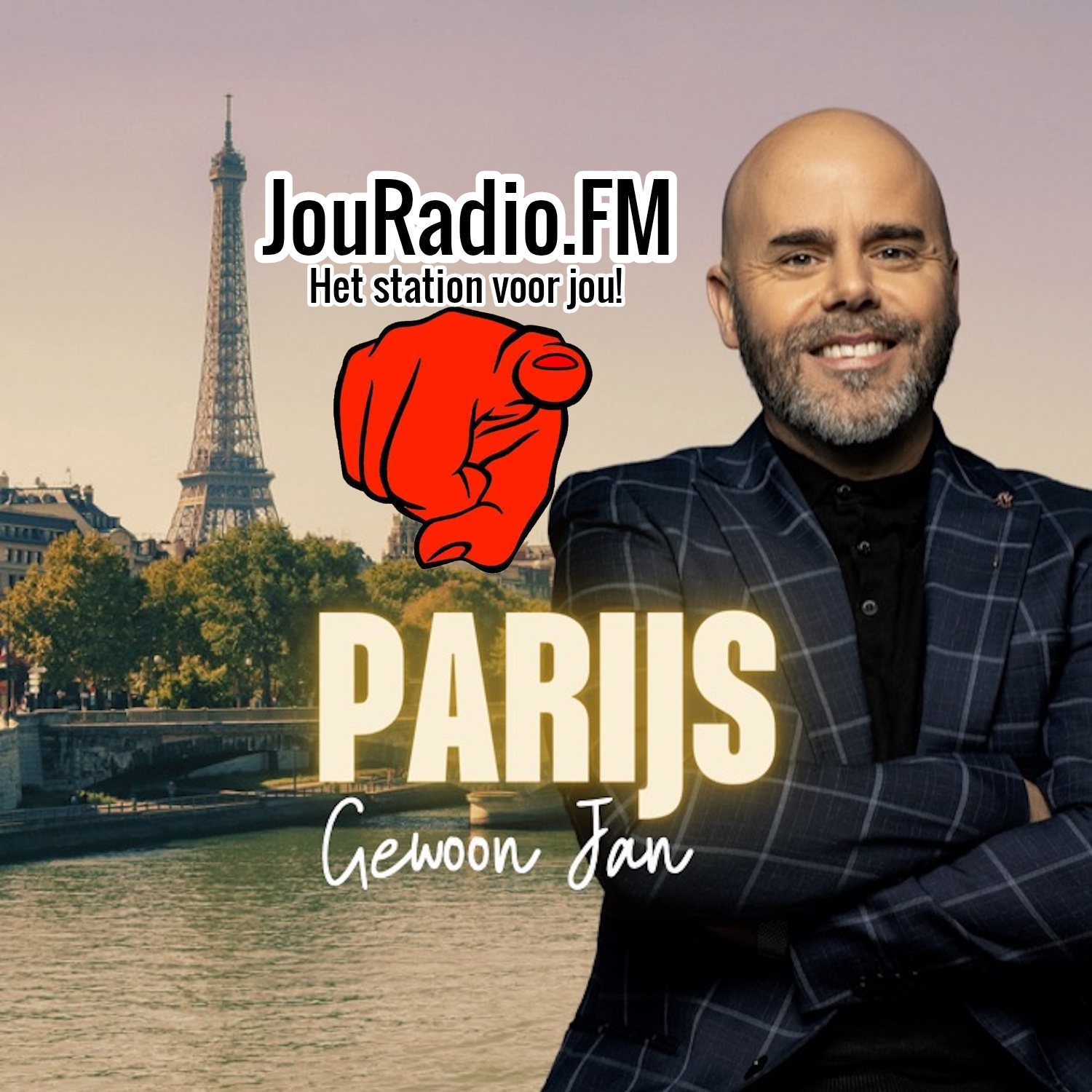 Gewoon Jan - Parijs  Live in de studio bij JouRadio.FM